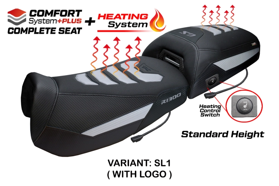 Selle complète compatible - BMW R 1300 GS Adventure 2024-2026 - mod Aalen Heating Comfort System Plus