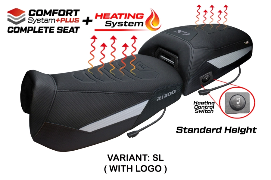 Komplette Sitzbank kompatibel - BMW R 1300 GS Adventure 2024-2026 - mod Aalen Heating Comfort System Plus