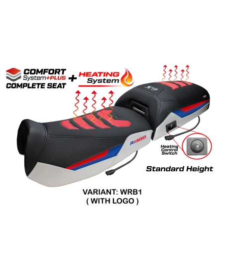 Sella completa compatibile - BMW R 1300 GS Adventure 2024-2026 - mod Aalen Heating Comfort System Plus