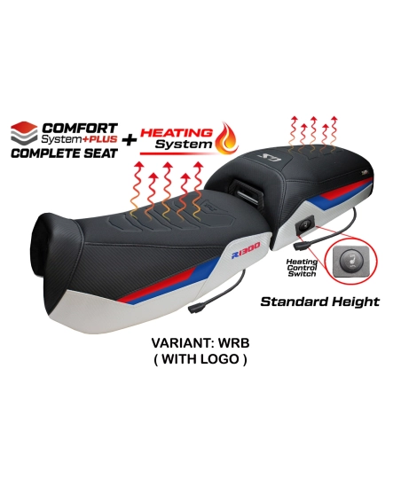 Complete seat compatible - BMW R 1300 GS Adventure 2024-2026 - mod Aalen Heating Comfort System Plus