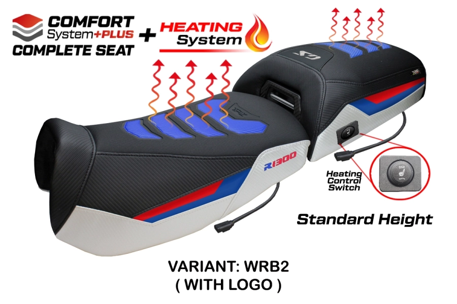 Complete seat compatible - BMW R 1300 GS Adventure 2024-2026 - mod Aalen Heating Comfort System Plus