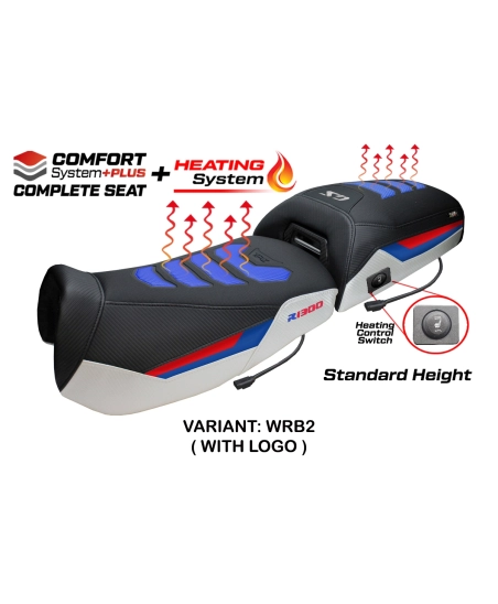 Complete seat compatible - BMW R 1300 GS Adventure 2024-2026 - mod Aalen Heating Comfort System Plus