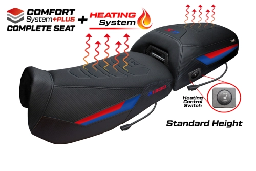 Complete seat compatible - BMW R 1300 GS Adventure 2024-2026 - mod Aalen Heating Comfort System Plus