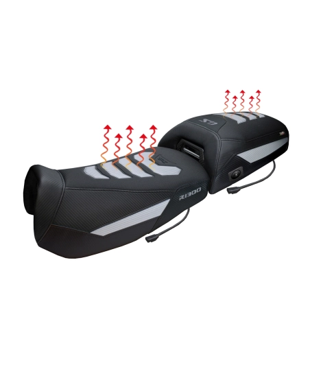 Asiento completo compatible - BMW R 1300 GS Adventure 2024-2026 - mod Aalen Heating Comfort System Plus