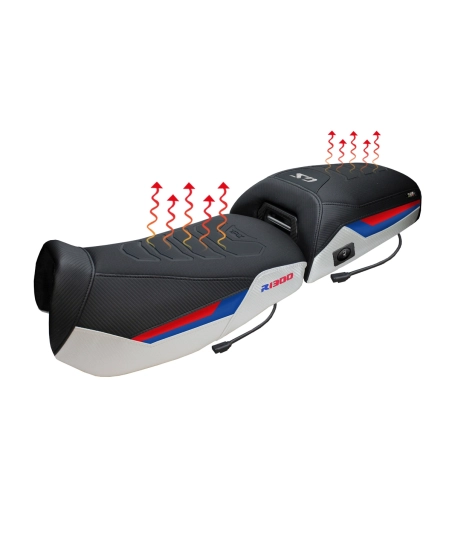 Complete seat compatible - BMW R 1300 GS Adventure 2024-2026 - mod Aalen Heating Comfort System Plus - Lowered