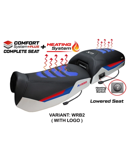 Komplette Sitzbank kompatibel - BMW R 1300 GS Adventure 2024-2026 - mod Aalen Heating Comfort System Plus - Gesenkt
