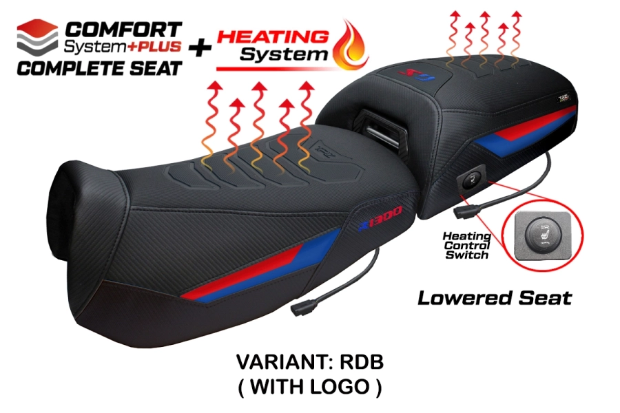 Asiento completo compatible - BMW R 1300 GS Adventure 2024-2026 - mod Aalen Heating Comfort System Plus - Rebajado