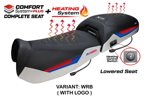 Asiento completo compatible - BMW R 1300 GS Adventure 2024-2026 - mod Aalen Heating Comfort System Plus - Rebajado 2