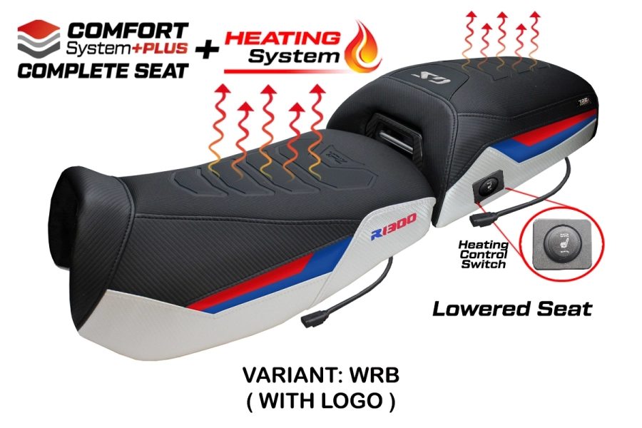 Komplette Sitzbank kompatibel - BMW R 1300 GS Adventure 2024-2026 - mod Aalen Heating Comfort System Plus - Gesenkt