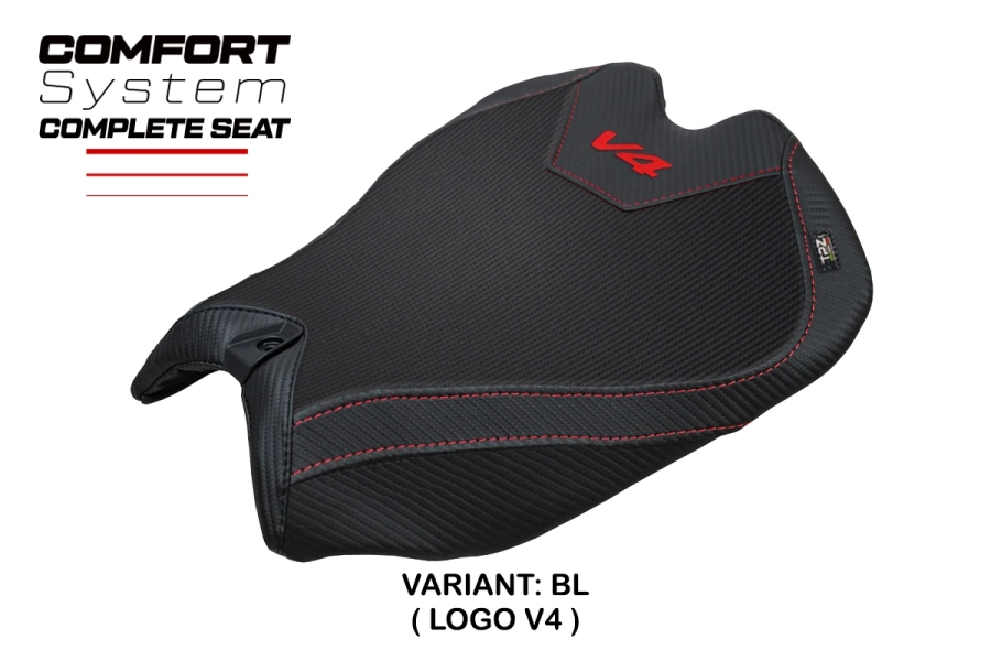 Sella completa compatibile - Ducati Panigale V4 2025-2026 - mod Pavia Comfort System