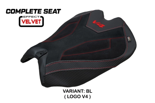Selle complète compatible - Ducati Panigale V4 2025-2026 - mod Pavia Velvet 2