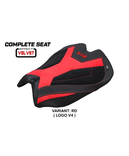 Selle complète compatible - Ducati Panigale V4 2025-2026 - mod Pavia Velvet