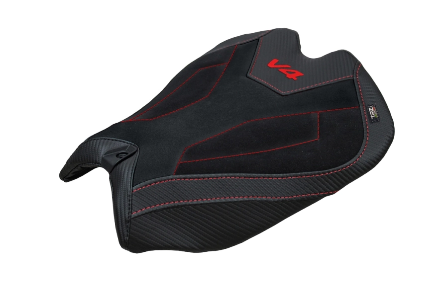 Asiento completo compatible - Ducati Panigale V4 2025-2026 - mod Pavia Velvet