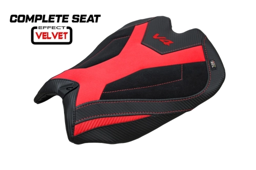 Complete seat compatible - Ducati Panigale V4 2025-2026 - mod Pavia Velvet