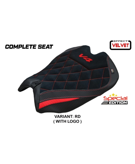 Complete seat compatible - Ducati Panigale V4 2025-2026 - mod Pavia Velvet Special Edition