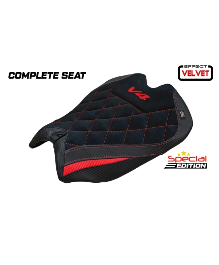 Complete seat compatible - Ducati Panigale V4 2025-2026 - mod Pavia Velvet Special Edition
