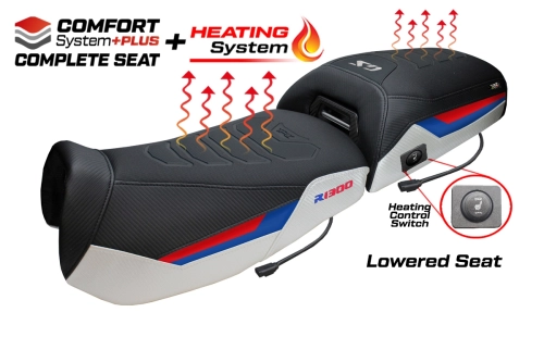 Asiento completo compatible - BMW R 1300 GS Adventure 2024-2026 - mod Aalen Heating Comfort System Plus - Rebajado