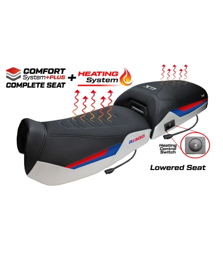 Asiento completo compatible - BMW R 1300 GS Adventure 2024-2026 - mod Aalen Heating Comfort System Plus - Rebajado