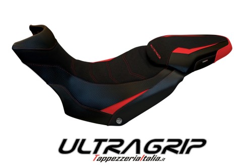 Housse de selle compatible Ducati Multistrada 1200/1260 Enduro (16-21) modèle Lux 2 ultragrip