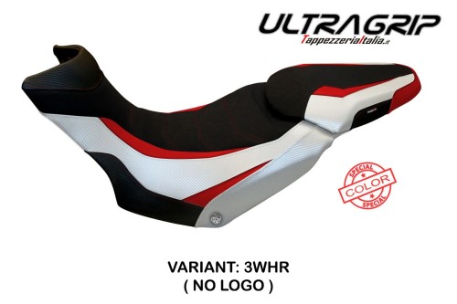 Housse de selle compatible Ducati Multistrada 1200/1260 Enduro (16-21) modèle Lux special color ultragrip 2