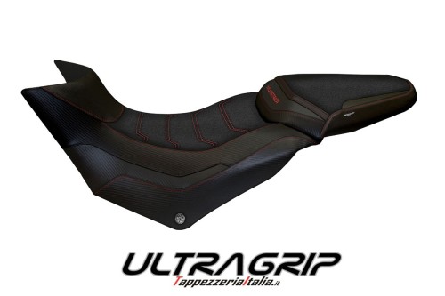 Housse de selle compatible Ducati Multistrada 950 (17-21) modèle Slapy ultragrip