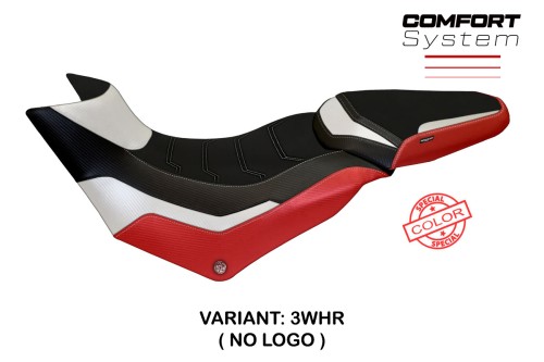 Seat cover compatible Ducati Multistrada 950 (17-21) Praga special color comfort system model 2