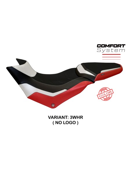 Seat cover compatible Ducati Multistrada 950 (17-21) Praga special color comfort system model
