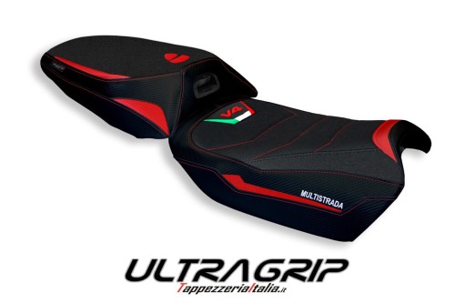 Housse de selle compatible Ducati Multistrada V4 (21-22) modèle Adelaide ultragrip