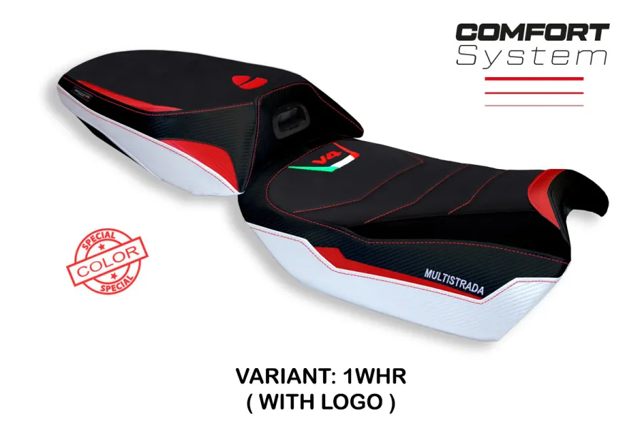 Seat cover compatible Ducati Multistrada V4 (21-22) Rosita special color comfort system model