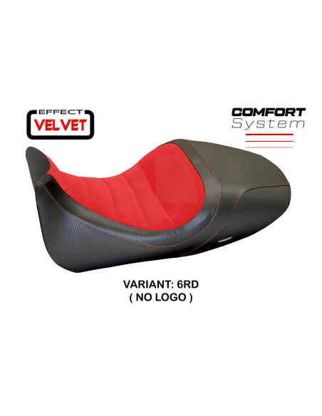 Funda de asiento compatible con Ducati Diavel (14-18) modelo Imola 1 velvet comfort system