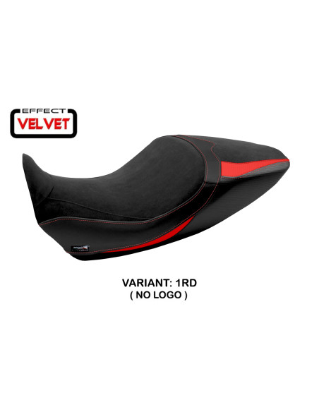 Funda de asiento compatible con Ducati Diavel 1260 (19-22) modelo Saranda 1 terciopelo