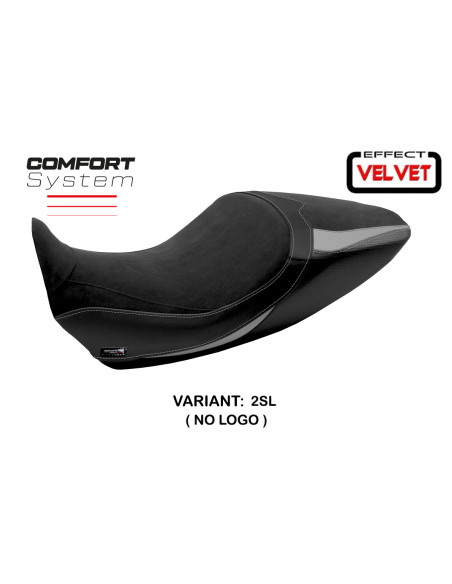 Housse de selle compatible Ducati Diavel 1260 (19-22) modèle Saranda 1 velvet comfort system