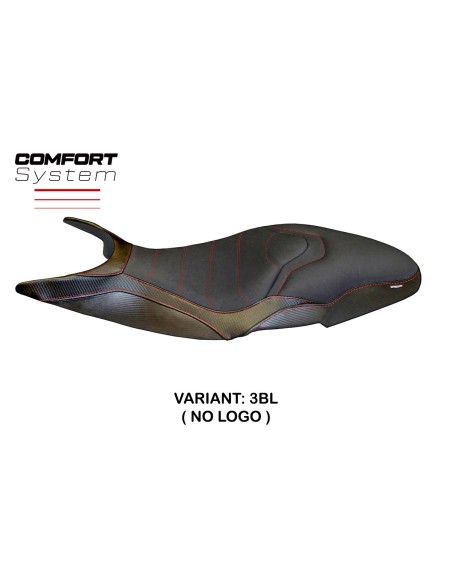Rivestimento sella compatibile Ducati Super Sport (17-22) modello Pistoia 3 comfort system