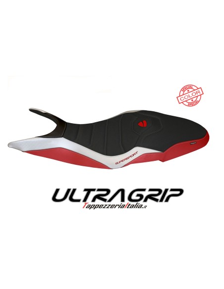 Housse de selle compatible Ducati Super Sport (17-22) modèle Pistoia special color ultragrip