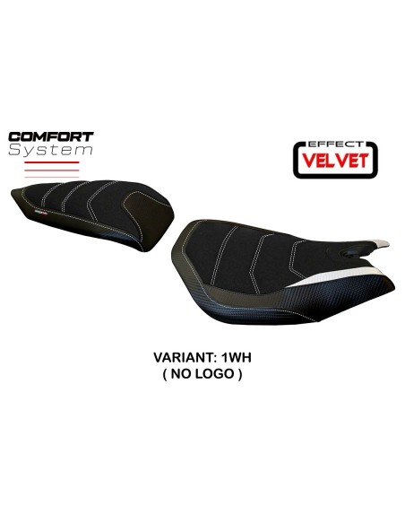 Housse de selle compatible Ducati Panigale 899 (13-15) modèle Leiden Velvet Comfort System