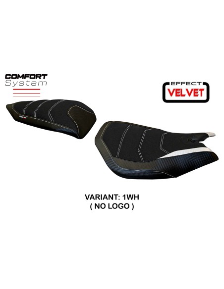 Housse de selle compatible Ducati Panigale 1199 (11-15) modèle Leiden Velvet Comfort System