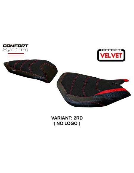 Rivestimento sella compatibile Ducati Panigale 1199 (11-15) modello Leiden velvet comfort system