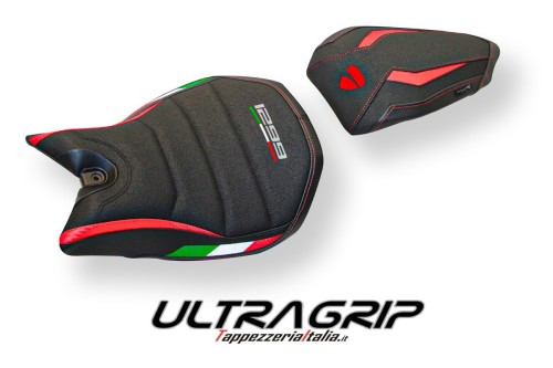 Funda de asiento compatible con Ducati Panigale 1299 (15-18) modelo Delft ultragrip
