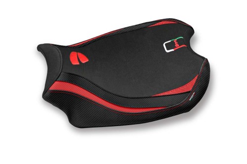 Housse de selle compatible Ducati Panigale V4 (18-22) modèle Mahileu