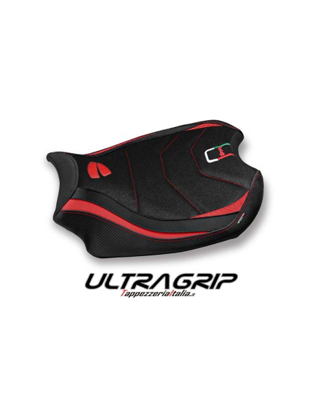 Housse de selle compatible Ducati Panigale V4 (18-22) modèle Smila ultragrip