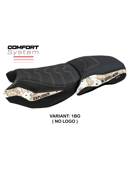 Funda de asiento compatible BMW R 1250 GS Adventure (19-22) modelo Mapello Mps comfort system