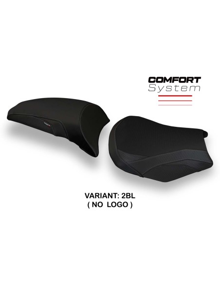 Housse de selle compatible Kawasaki Z 650 (17-22) modèle Vergato 1 comfort system
