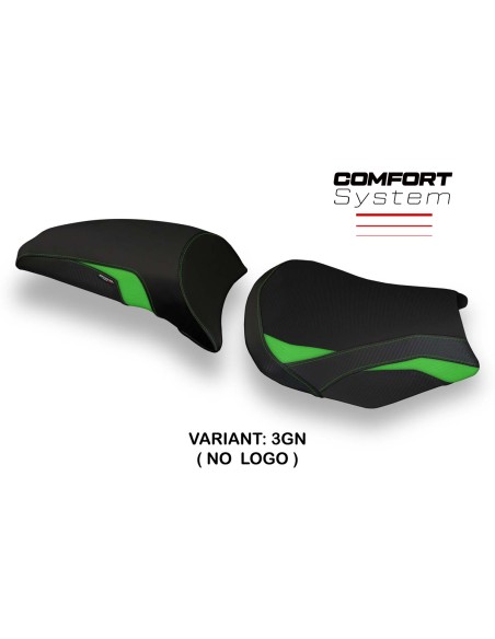 Housse de selle compatible Kawasaki Z 650 (17-22) modèle Vergato 1 comfort system