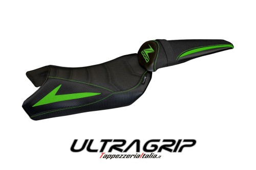 Sitzbezug kompatibel Kawasaki Z 1000 (10-13) Modell Berna Total Black Ultragrip