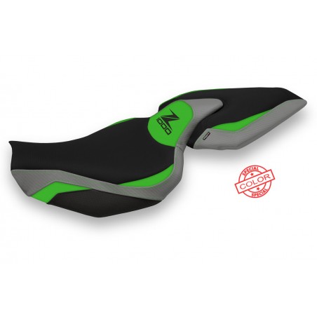 Funda de asiento compatible con Kawasaki Z 1000 (14-20) modelo Mellby special color