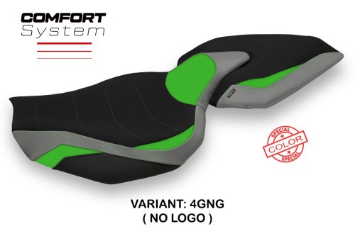 Housse de selle compatible Kawasaki Z 1000 (14-20) modèle Ellos special color comfort system 2