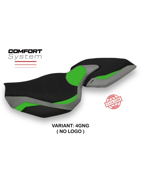 Housse de selle compatible Kawasaki Z 1000 (14-20) modèle Ellos special color comfort system