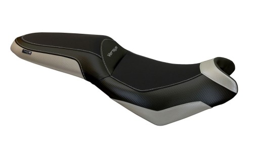 Funda de asiento compatible con Kawasaki Versys 650 (07-22) modelo Elba 2