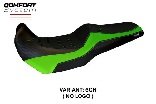 Funda de asiento compatible con Kawasaki Versys 1000 (19-22) modelo Malay 1 comfort system 2