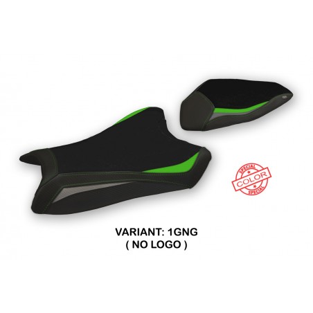 Funda de asiento compatible con Kawasaki Ninja ZX 6 R (19-20) modelo Gaviao special color